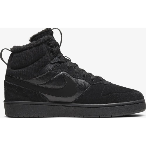 Nike Court Borough Mid 2 buty młodzieżowe czarne CQ4023 001