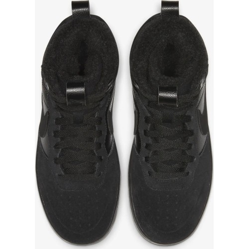 Nike Court Borough Mid 2 buty młodzieżowe czarne CQ4023 001