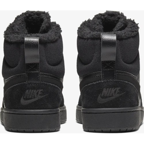 Nike Court Borough Mid 2 buty młodzieżowe czarne CQ4023 001