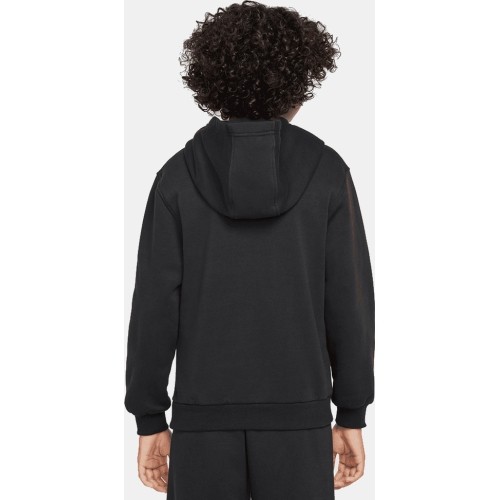 Nike Džemperis Paaugliams K Nsw Club Flc Hdy Mlogo Black HQ0970 010