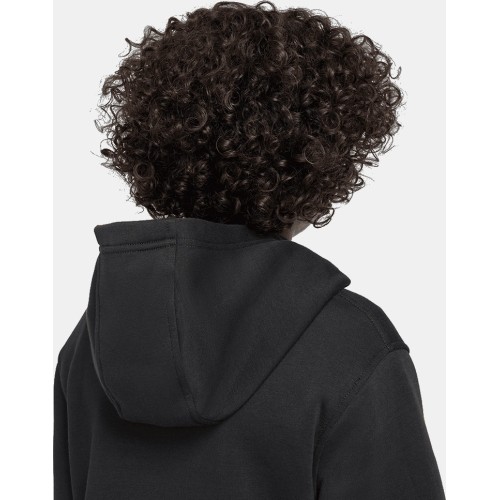 Nike Džemperis Paaugliams K Nsw Club Flc Hdy Mlogo Black HQ0970 010