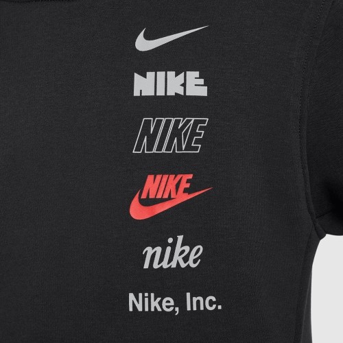 Nike Džemperis Paaugliams K Nsw Club Flc Hdy Mlogo Black HQ0970 010