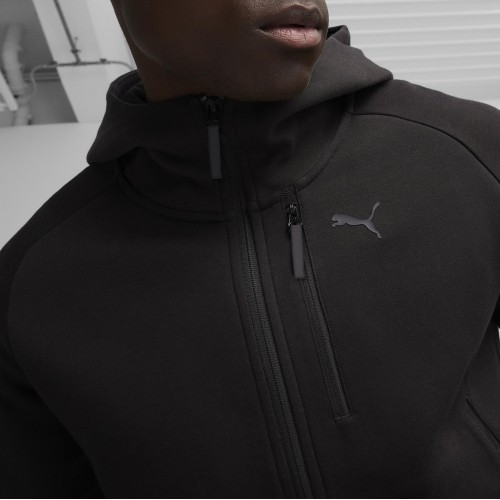 Puma Džemperis Vyrams Pumatech Fz Hoodie Dk Black 624385 01