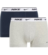 Nike Apatiniai Vyrams Eday Cotton Strch 2Pk Trunk Blue Grey KE1085 402
