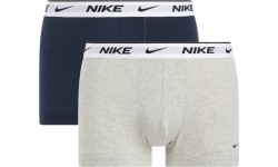 Nike Apatiniai Vyrams Eday Cotton Strch 2Pk Trunk Blue Grey KE1085 402