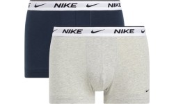 Nike Apatiniai Vyrams Eday Cotton Strch 2Pk Trunk Blue Grey KE1085 402