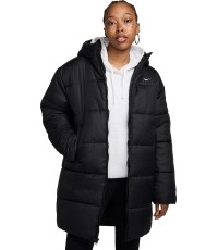 Kurtka damska Nike W NSW TF SNFL NK Classic Parka, czarna, FZ5903 010