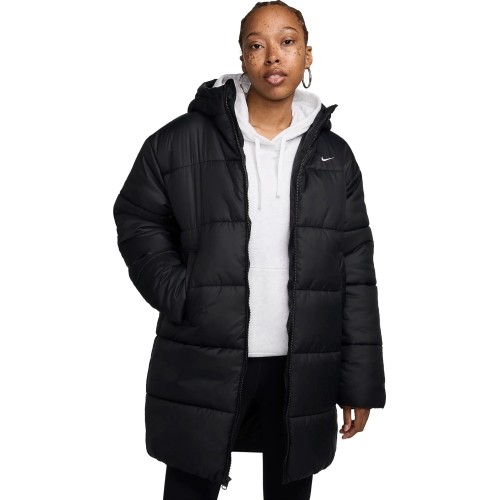 Kurtka damska Nike W NSW TF SNFL NK Classic Parka, czarna, FZ5903 010