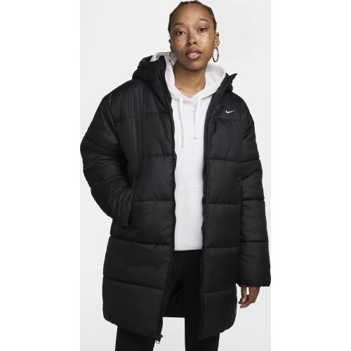 Kurtka damska Nike W NSW TF SNFL NK Classic Parka, czarna, FZ5903 010