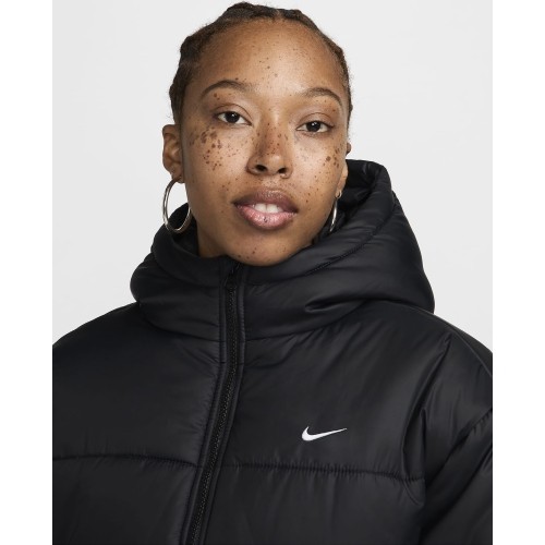 Kurtka damska Nike W NSW TF SNFL NK Classic Parka, czarna, FZ5903 010
