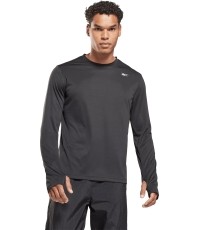 Reebok Marškinėliai Vyrams Train Ls Tech Tee Black 100065576