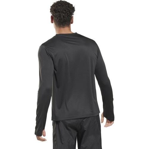 Reebok Marškinėliai Vyrams Train Ls Tech Tee Black 100065576