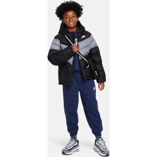 Kurtka młodzieżowa Nike NSW Syn FL Hd Jckt, czarno-szara FN7730 013