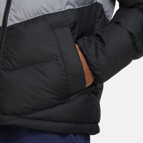 Nike Striukė Paaugliams K Nsw Syn Fl Hd Jckt Black Grey FN7730 013