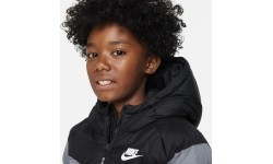 Kurtka młodzieżowa Nike NSW Syn FL Hd Jckt, czarno-szara FN7730 013