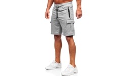 Szorty męskie J.Style szare 8K1503-2