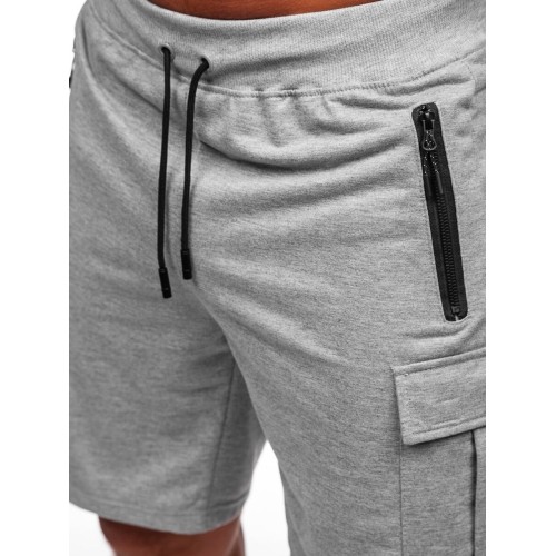 Szorty męskie J.Style szare 8K1503-2