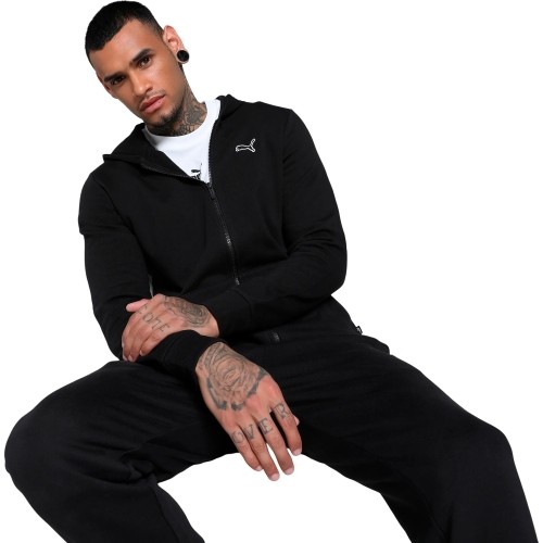 Bluza męska Puma Better Essentials Full-Zip czarna 676815 01