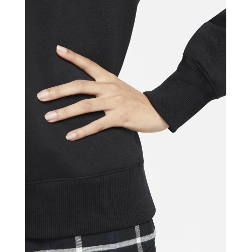 Nike Džemperis Moterims W Nsw Phnx Fleece Os Crew Black DQ5751 010