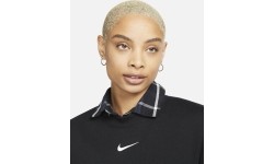 Nike Džemperis Moterims W Nsw Phnx Fleece Os Crew Black DQ5751 010