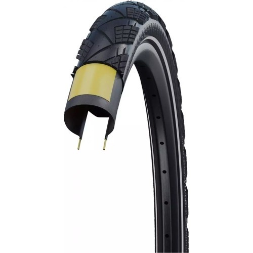 Padanga Schwalbe Marathon Efficiency Reflex 28 x 2,00" (50-622) // sulankstoma, Reflex (juoda)
