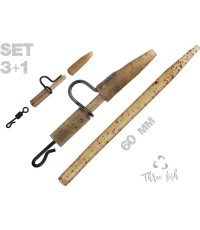 ZFISH Zestaw klipsów do dużych obciążeń 60 mm