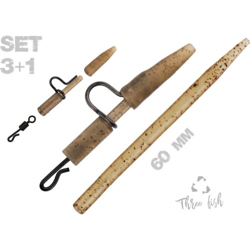 ZFISH Heavy Duty kompletny zestaw klipsa 60 mm