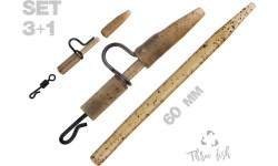 ZFISH Heavy Duty kompletny zestaw klipsa 60 mm