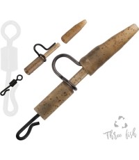 ZFISH Heavy Duty klips z gumową osłoną + QC