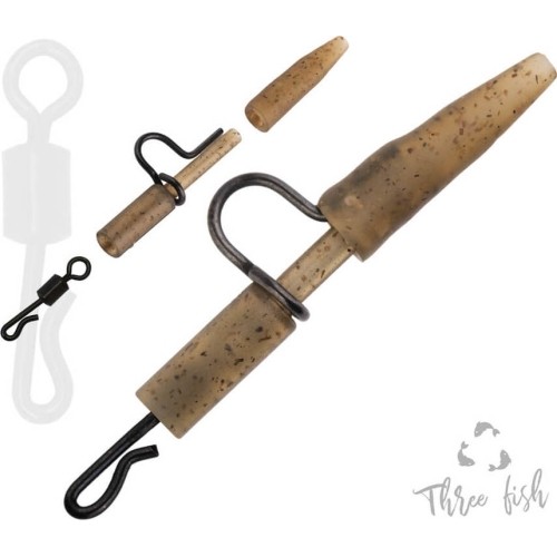 ZFISH Heavy Duty klips z gumową osłoną + QC