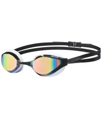 Okulary pływackie Python Mirror, miedziano-białe