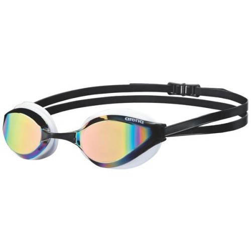 Okulary pływackie Python Mirror, miedziano-białe