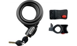 Zamek BONIN // zamek kablowy, z kluczem i wspornikiem, 12 x 1500 mm