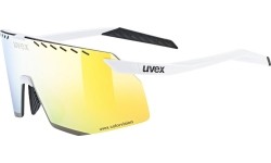 Akiniai Uvex pace stage CV biały mat / lustrzane złoto