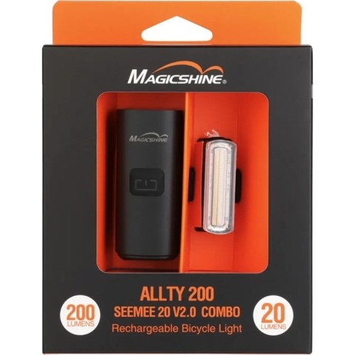 Zestaw lampek rowerowych Magicshine Allty 200 + SeeMee 20 V2.0