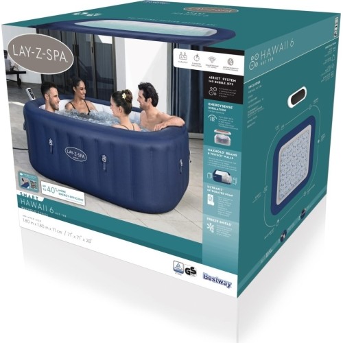 Lay-Z-Spa HAWAII SMART Air Jet Jacuzzi BESTWAY