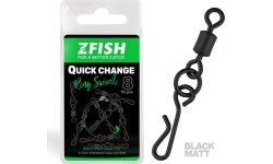 'ZFISH Quick Change Ring Swivel Matt rozmiar 8