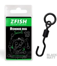 ZFISH Ronnie Rig Swivel Matt rozmiar 12