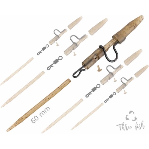 ZFISH Heavy Duty Clip kompletny zestaw pinów 60 mm