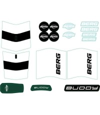 Zestaw naklejek Buddy 2.0, Retro Green