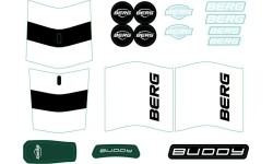 Zestaw naklejek Buddy 2.0, Retro Green