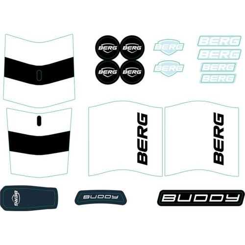 Buddy 2.0 - Zestaw naklejek Classic Blue