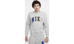 Bluza męska Nike Club Bb Crew Letters, szara FZ0879 063