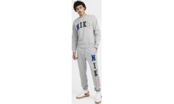 Bluza męska Nike Club Bb Crew Letters, szara FZ0879 063
