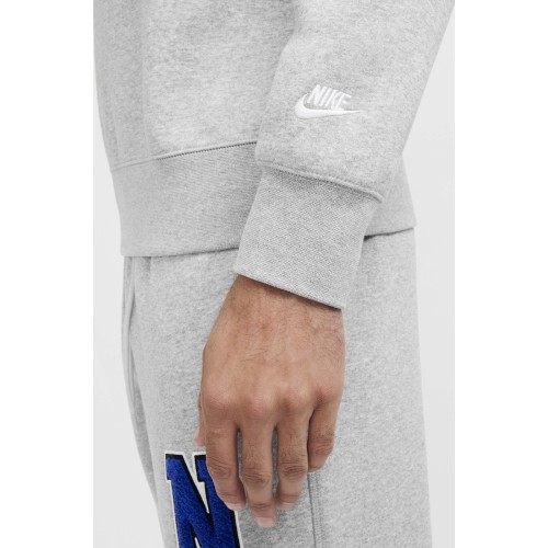 Bluza męska Nike Club Bb Crew Letters, szara FZ0879 063