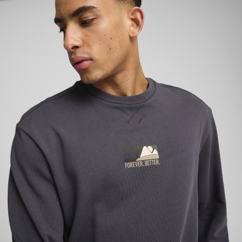 Puma Džemperis Vyrams Better Sportswear Galactic Gray 681758 69