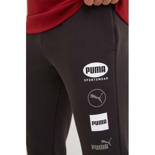 Spodnie dresowe męskie Puma Power Fl czarne 681742 01