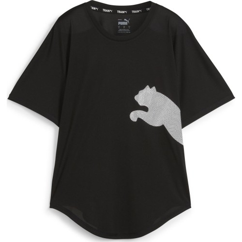 Puma Palaidinė Moterims Train All Day Big Cat Tee Black 523802 51