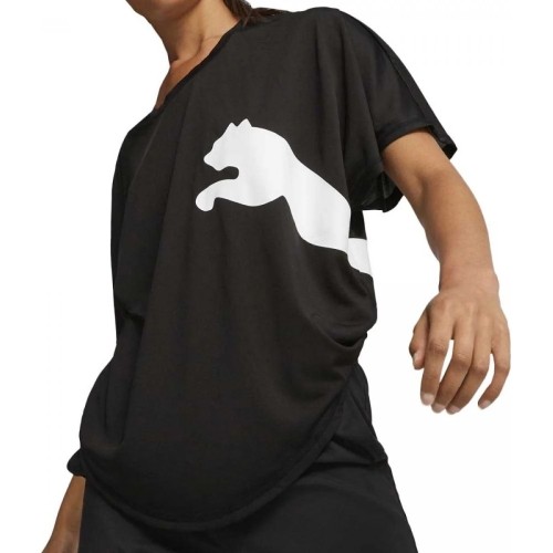 Puma Palaidinė Moterims Train All Day Big Cat Tee Black 523802 51