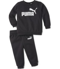 Dziecięcy dres Puma Minicats Ess Crew Jogger Black 846141 01